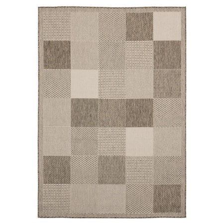 United Weavers Of America 7 ft. 10 in. x 10 ft. 6 in. Augusta Grand Anse Brown Rectangle Oversize Rug 3900 10750 912